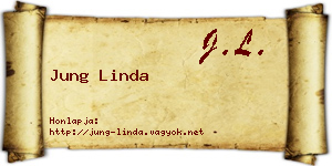 Jung Linda névjegykártya